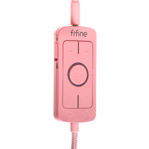 Купить Fifine H9 Gaming Headsets, Pink-4.jpg